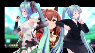 【ｶﾒﾗﾓｰｼｮﾝ配布】『うまぴょい伝説』ｱﾌﾟﾘ版OPｶﾒﾗﾄﾚｰｽ　【MMD】（モーションｂｙ盗賊つばきP様）