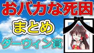 【ゆっくり解説】世界中のおバカな死因　まとめ(ダーウィン賞)