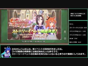 【ウマ娘】新ストーリーイベントと新キャラ予想の動画【biimシステム】