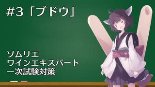 きりたんとワインの勉強しませんか？ #3【ソムリエ試験対策】