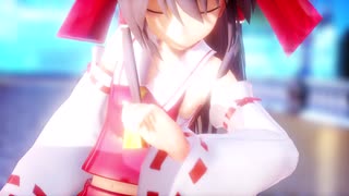 mmd 霊夢さんにドラマツルギーを踊ってもらいました