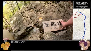 【1分弱登山祭2021】笠置山RTA【リアル登山アタック】