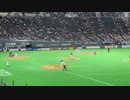橋本が西川を空振り三振