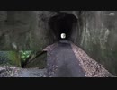 掘割が見事な素掘トンネルです。直上の旧道(完全廃道)も御覧ください～御領隧道と旧道