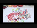 マステちぎり絵　果穂ちゃんメイキング