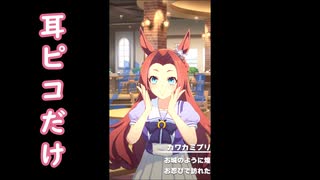 【ウマ娘】カワカミプリンセスの耳ピコを見たいだけ