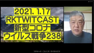 2021.01.17 rkTwitCas 新型コロナウイルス戦争238　　「アビガンには効果がない？誰がいつそんな 判断をした？どこに根拠がある？