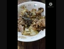 鶏肉と野菜の煮物最後に塩昆布加えたい味が引き締まります 又々ゴール三点目ハット鶏肉 それをゆうならハットトリック
