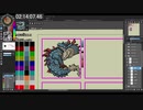海竜ラギアクルスのポケモン風ドット絵タイムラプス / Lagiacrus Pokemon style Sprite Timelapse