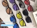 韓国おしゃれサングラス偏光メガネ女子ファッション丸い顔個性的スクエア型サングラスUVカット芸能人めがね男子痩せ顔効果インスタ映え黒ぶちウェリントン