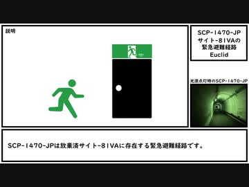 【ゆっくり紹介】SCP-1470-JP【サイト-81VAの緊急避難経路】