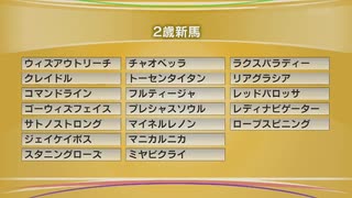 今週の２歳新馬追い切り