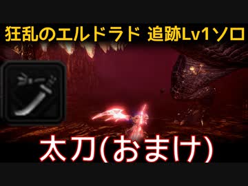 Mhw I Pc 歴戦王マム タロト追跡lv1ソロ 太刀 エリア4のみ おまけ ニコニコ動画