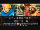 【スト5】かりんの牽制相性調べ　是空（老）編【ゆっくり解説】