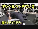 【筋トレライブラリー】ダンベルベンチプレス