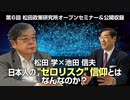 【20210518】第6回 松田政策研究所オープンセミナー＆公開収録！松田 学×池田 信夫「日本人の“ゼロリスク”信仰とはなんなのか？」