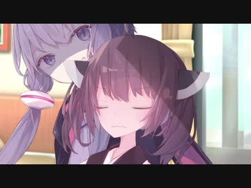 ゆかりさんときりたんの間に男性が出てくるような出てこないような感じの劇場