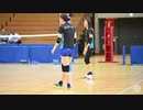 【バレーボール】PFU 江畑幸子 試合前練習 2020