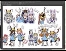 お絵描き雑談配信