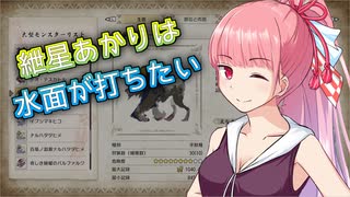 【MHR】紲星あかりは水面が打ちたい　其の三【VOICEROID実況】