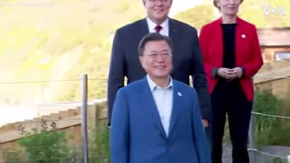 外交の天才ムンムンが張り切って臨んだG7...出番限られ映像少なw