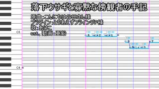 【転載】【UTAUカバー+ust】落下ウサギと寡黙な傍観者の手記【あけこ】