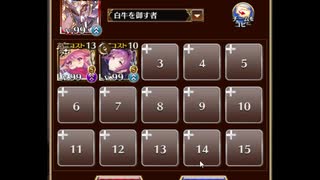 千年戦争アイギス 英傑の塔 第17階層 161460pt