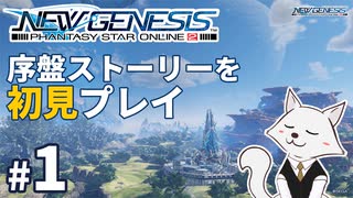 #1【PSO2NGS】初見で序盤ストーリーをプレイ