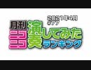 月刊ニコニコ演奏してみたランキング #77　2021年4月