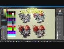 天彗龍バルファルクのポケモン風ドット絵タイムラプス / Valstrax Pokemon style Sprite Timelapse