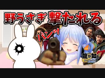 ぺこらに銃で撃たれる野うさぎ【兎田ぺこら】
