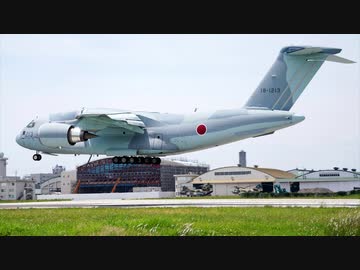 入間基地北側で航空自衛隊C-2輸送機の離着陸を撮る!!