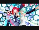 [Ray-MMD] ダイブ・トゥ・ブルー [初音ミク・重音テト]