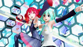 [Ray-MMD] ダイブ・トゥ・ブルー [初音ミク・重音テト]
