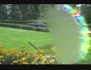 【視界の中のステンドグラス】　閃輝暗点の再現映像　【月の輪状・括弧状のギザギザ】
