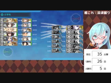 【艦これ】E4甲-4 涼波掘り#3【2021春イベ】