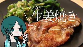 全く参考にならないカリカリの生姜焼き