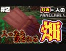 畑に入ったら〇すかんな！ - #2【マイクラ実況】