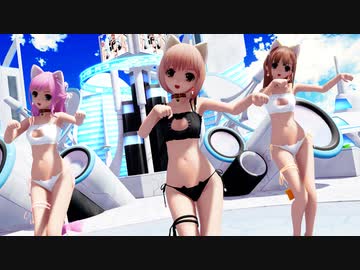 【らぶ式モデルFC10周年祭】らぶ式Marron・Coco・Sayaで『ねこみみスイッチ』1080p