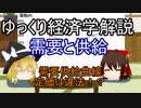 【ゆっくり解説】需要と供給【経済学】