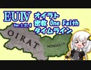 【EU4】新バージョン1.31でオイラト密教One Faithタイムライン