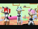 【MMD】ねこみみスイッチ【重音テト　小春音アミ　初音ミク】