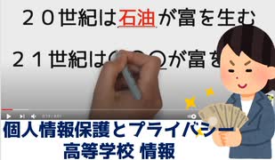 【高校情報１】個人情報保護法・プライバシーマーク・肖像権情報社会の法規とモラル