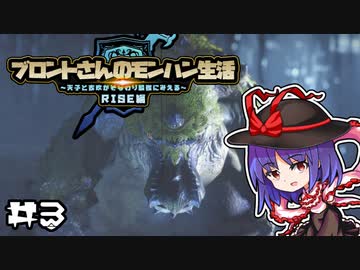 ブロントさんのモンハン生活・天衣最見(RISE)第3回