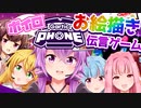 【gartic phone】ボイロ画伯は誰だ！お題はボイロ縛りのお絵描き伝言ゲーム！【ボイスロイド実況】