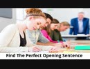 Personal Statement Writing