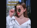 2021年流行サングラス女子韓国ファッション眼鏡おしゃれインスタ映え有名人偏光サングラス紫外線カットレンズ度付きめがね度なしUVカット金属メタルフレーム個性的多角形男女ペア