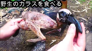 【ぴ】カラスの燻製作って食べる　ジビエ　自給自足　田舎暮らし