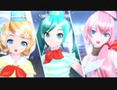 [初音ミク(ver.)】トリコロール・エア・ライン【Project Diva MEGA39`s(switch)】