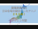 都道府県対抗　日本を舞台にしたアニメ２６２選！　２０２１年版